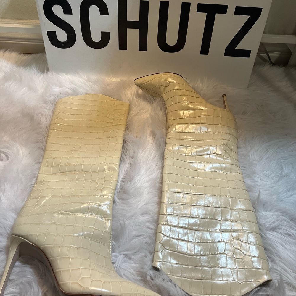 Schutz knee high boots